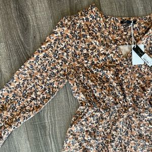 NWT Leopard Print Long Sleeve Dress